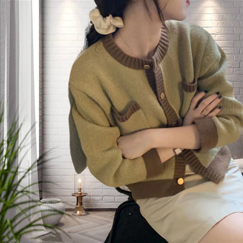 金ボタンカーディガン｜オフィスカジュアル レディース 通販【ミレジェネ】