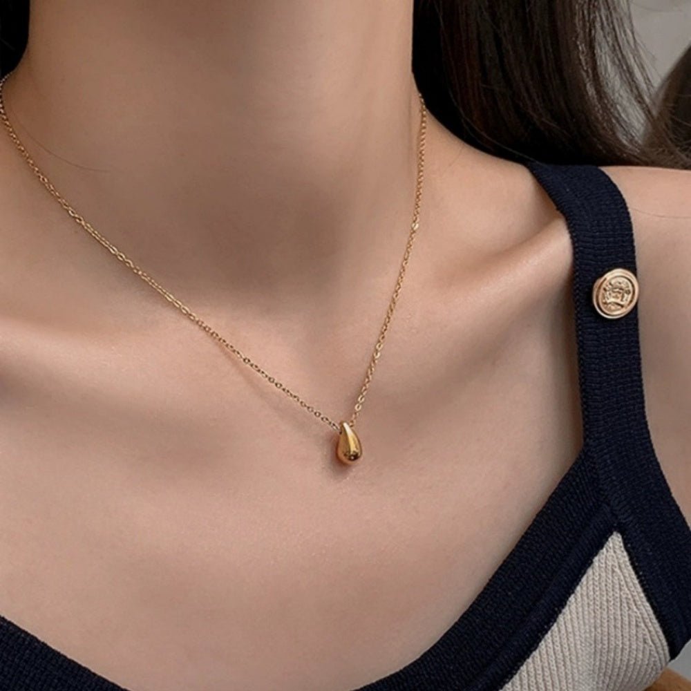 メタルドロップネックレス｜オフィスカジュアル レディース 通販【ミレジェネ】