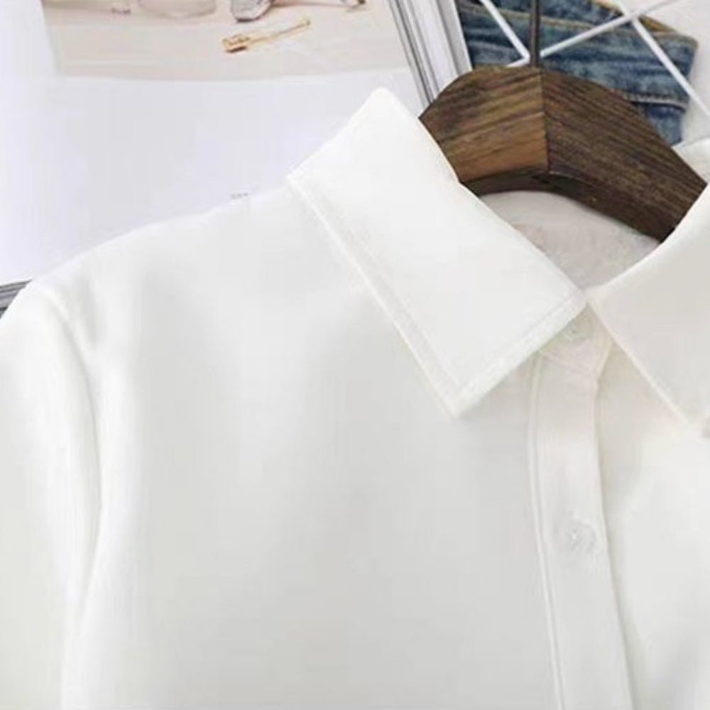 裏起毛レギュラーカラーシャツ｜オフィスカジュアル レディース 通販【ミレジェネ】