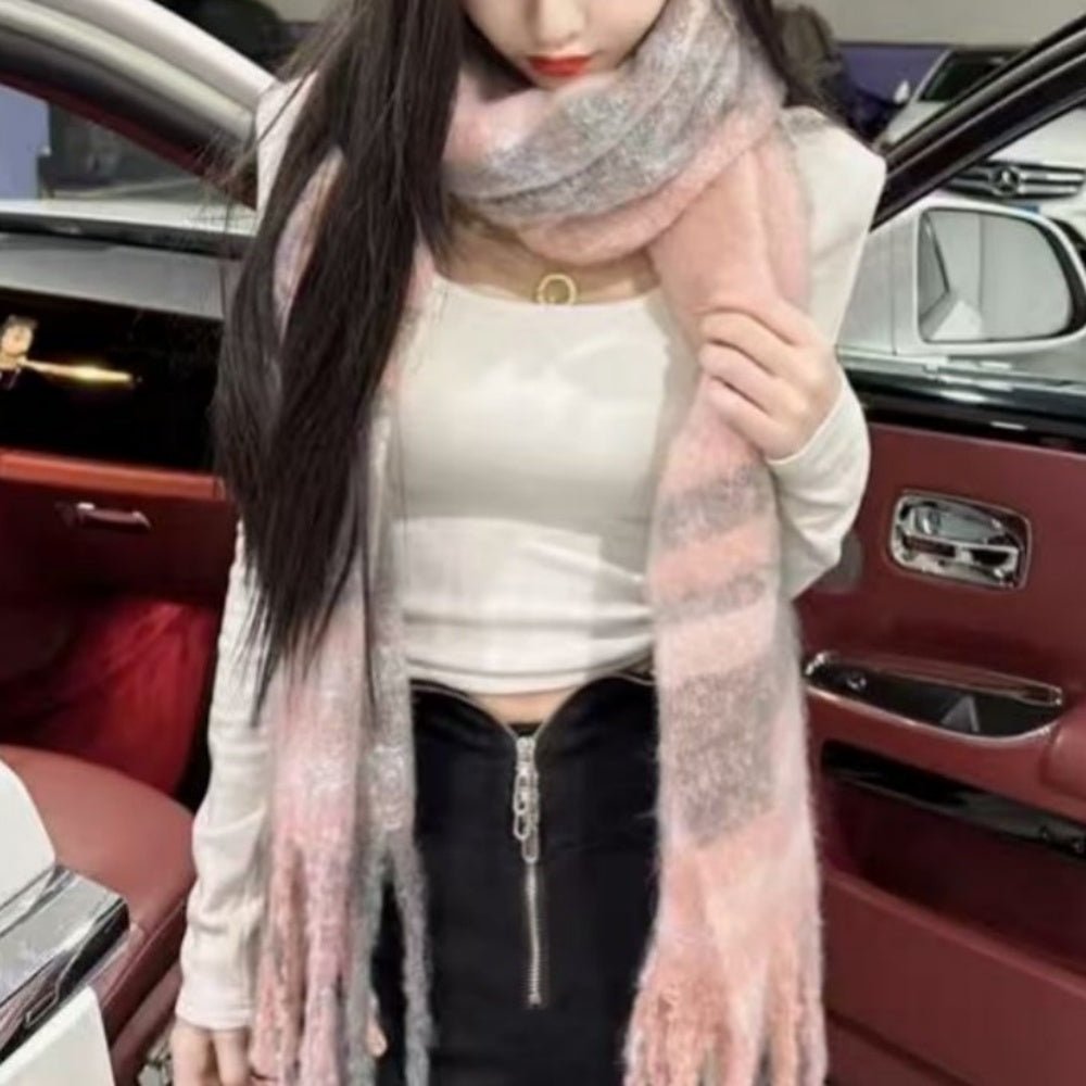 ボリュームシャギーマフラー｜オフィスカジュアル レディース 通販【ミレジェネ】