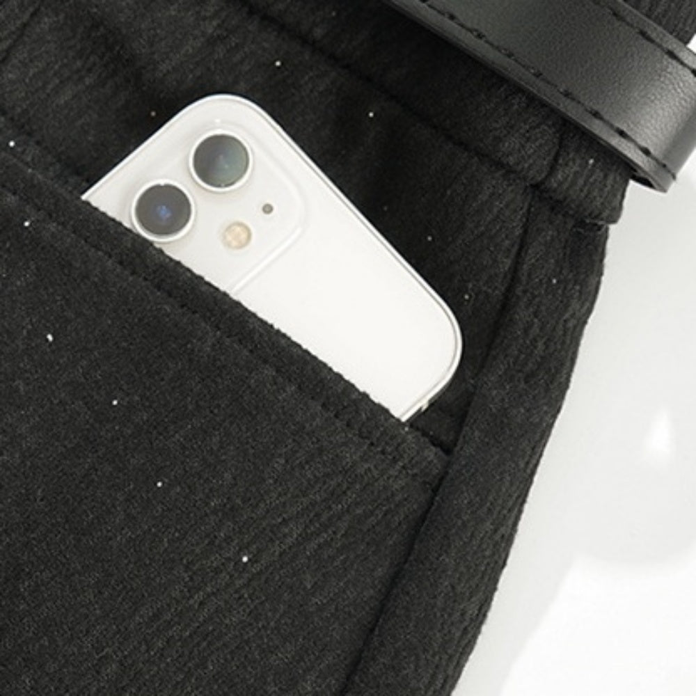 ベルト付き台形ミニスカート｜オフィスカジュアル レディース 通販【ミレジェネ】