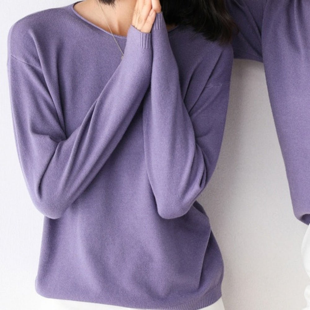 カシミヤ タッチボートネックセーター｜オフィスカジュアル レディース 通販【ミレジェネ】