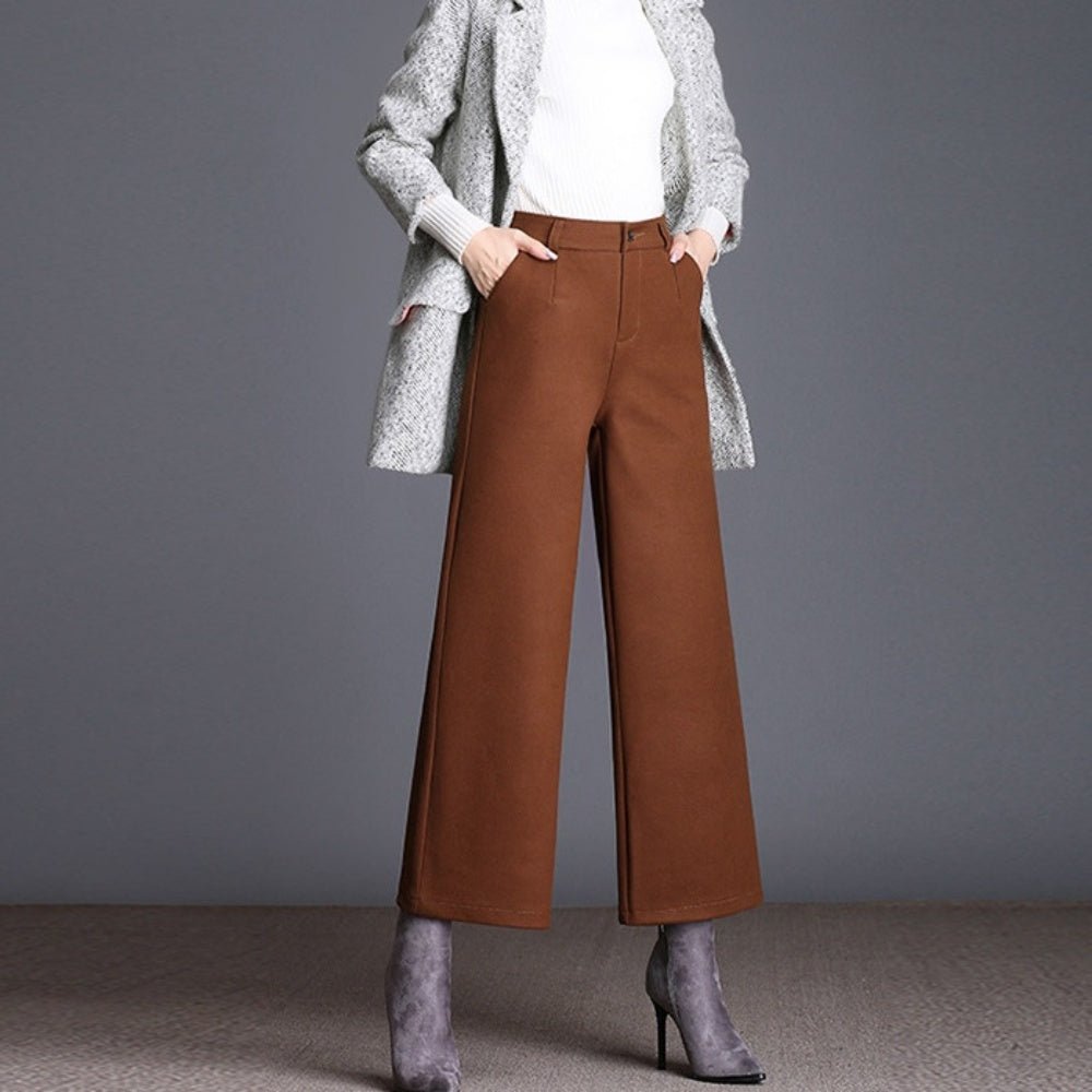 くるぶし丈ワイドパンツ｜オフィスカジュアル レディース 通販【ミレジェネ】