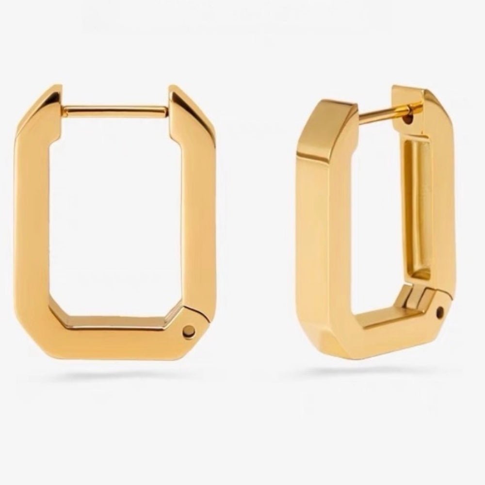 スクエアメタルピアス｜オフィスカジュアル レディース 通販【ミレジェネ】