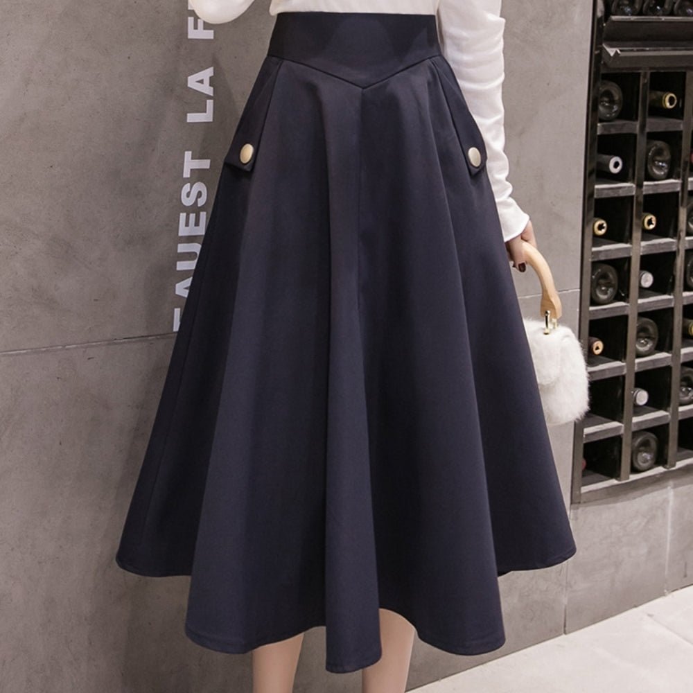 ボールガウンミドル丈スカート｜オフィスカジュアル レディース 通販【ミレジェネ】