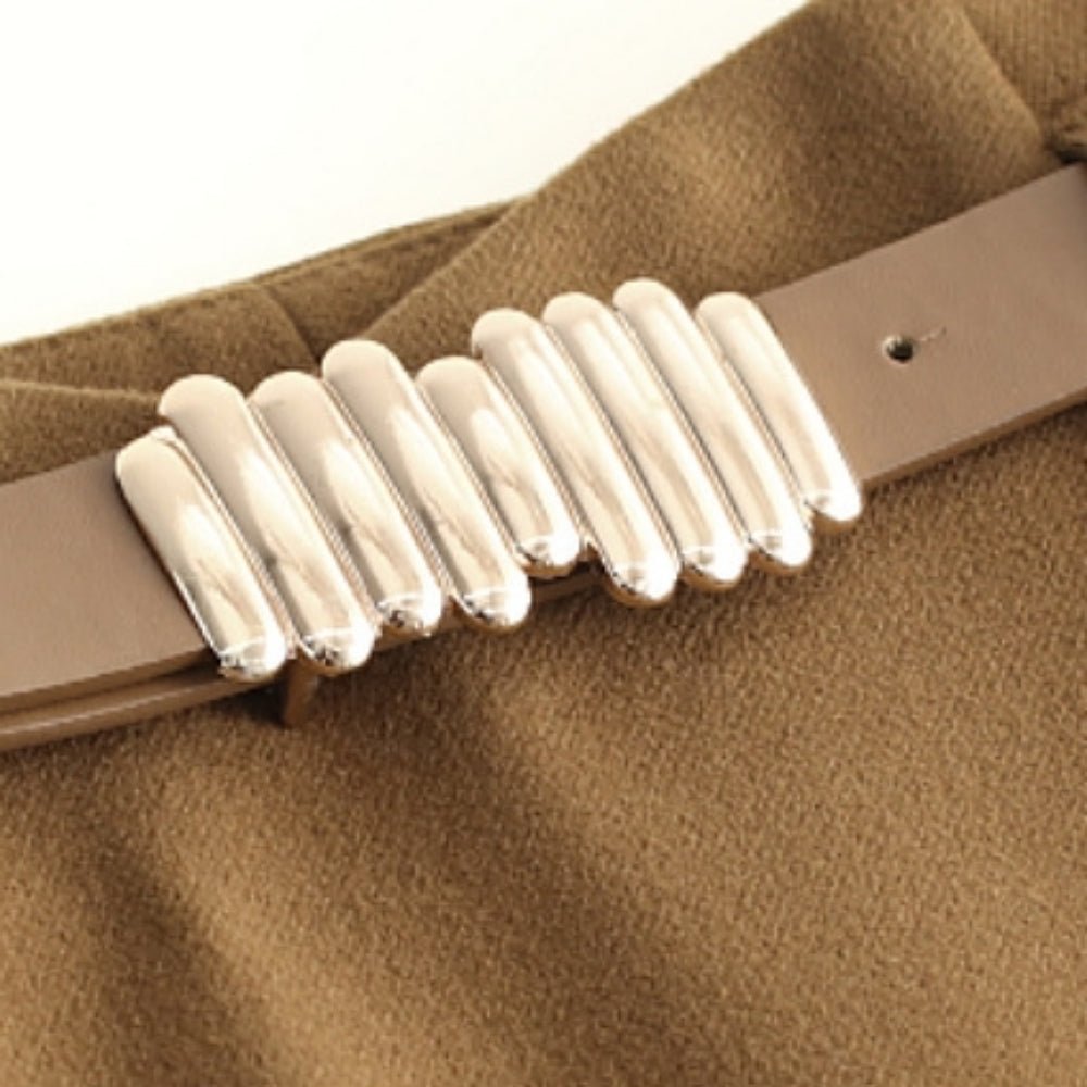 ベルト付きフレアスカート｜オフィスカジュアル レディース 通販【ミレジェネ】