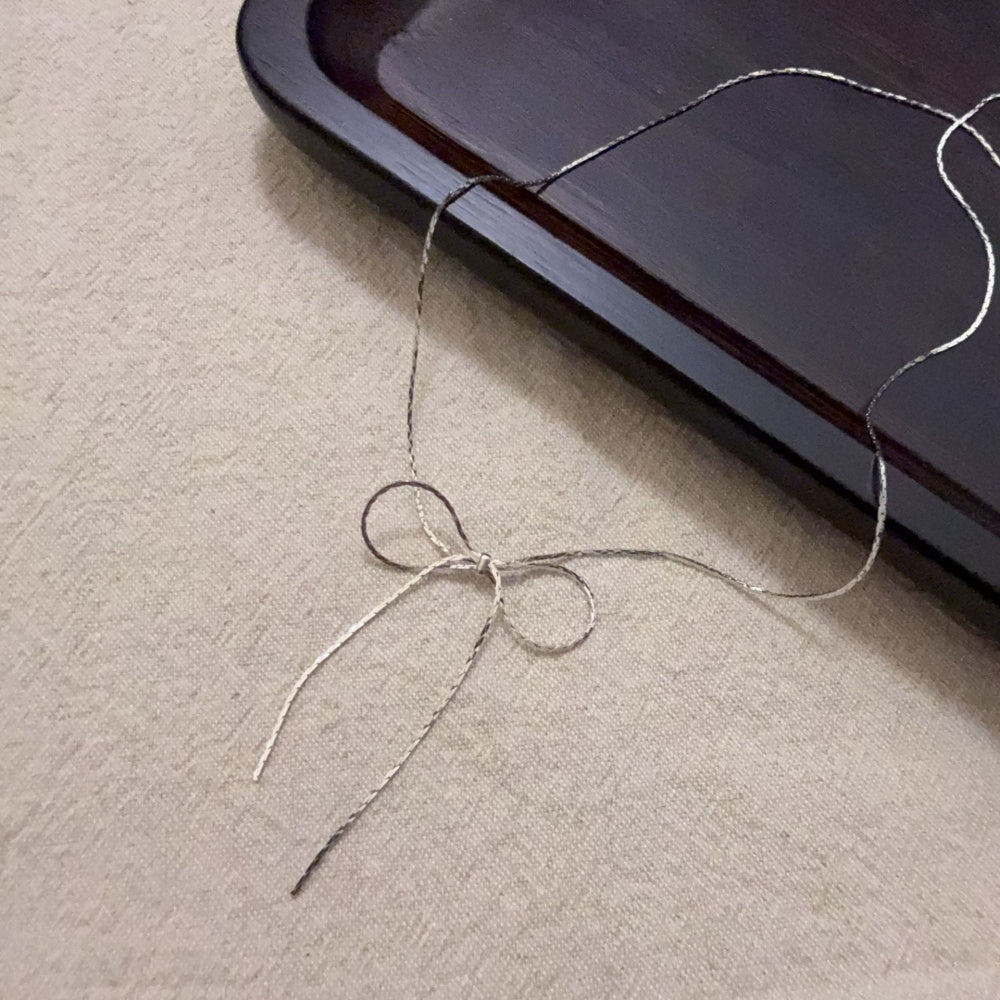 ナローリボンネックレス｜オフィスカジュアル レディース 通販【ミレジェネ】