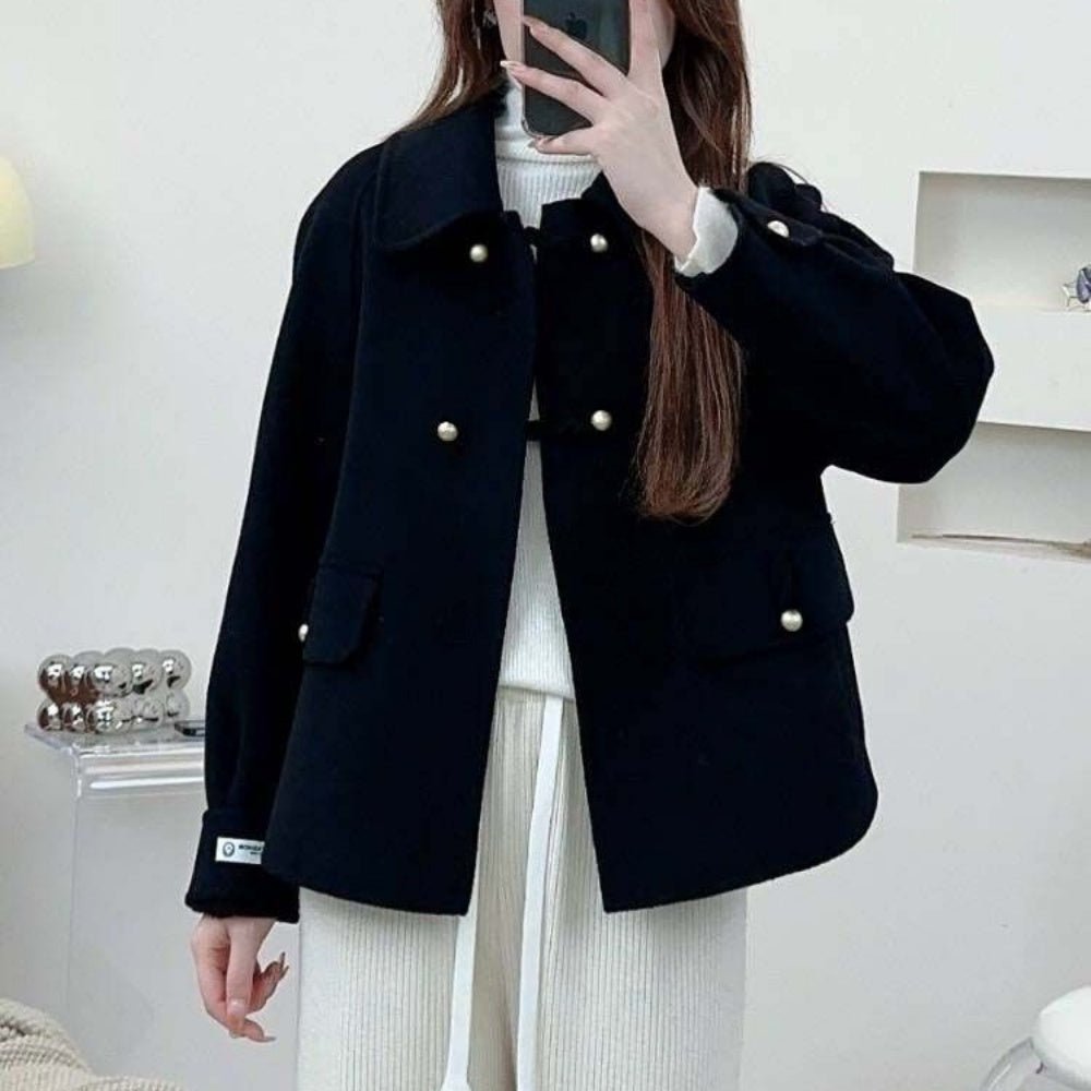 ショート丈シングルブレストコート｜オフィスカジュアル レディース 通販【ミレジェネ】