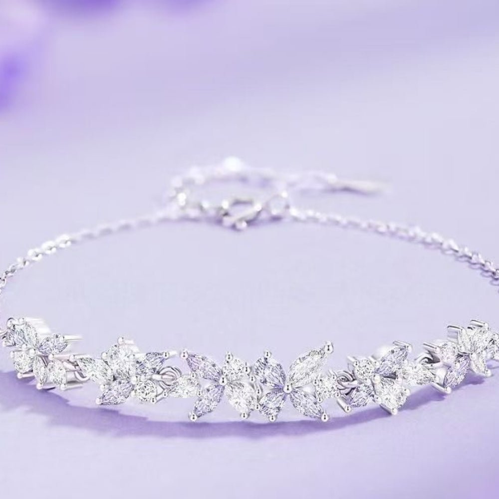 ウィステリアビジューブレスレット｜オフィスカジュアル レディース 通販【ミレジェネ】