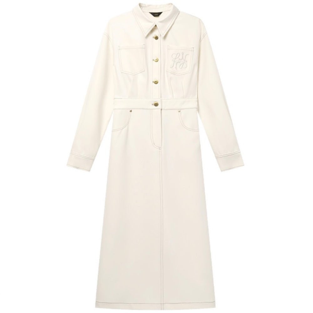 ウエストスリムシャツワンピース｜オフィスカジュアル レディース 通販【ミレジェネ】