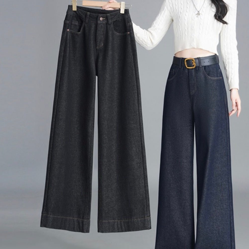 裏起毛キレイめデニム｜オフィスカジュアル レディース 通販【ミレジェネ】