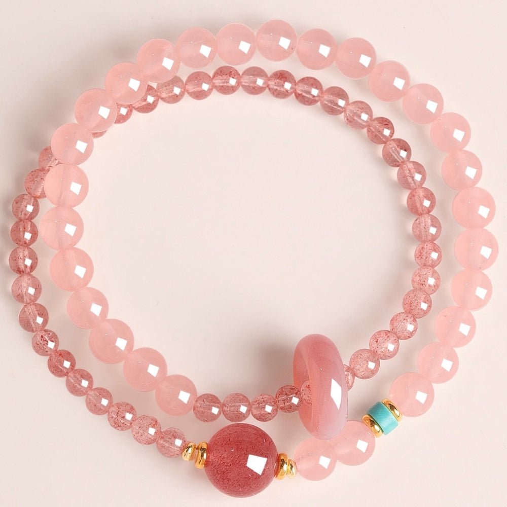 ストロベリーストーンブレスレット｜オフィスカジュアル レディース 通販【ミレジェネ】