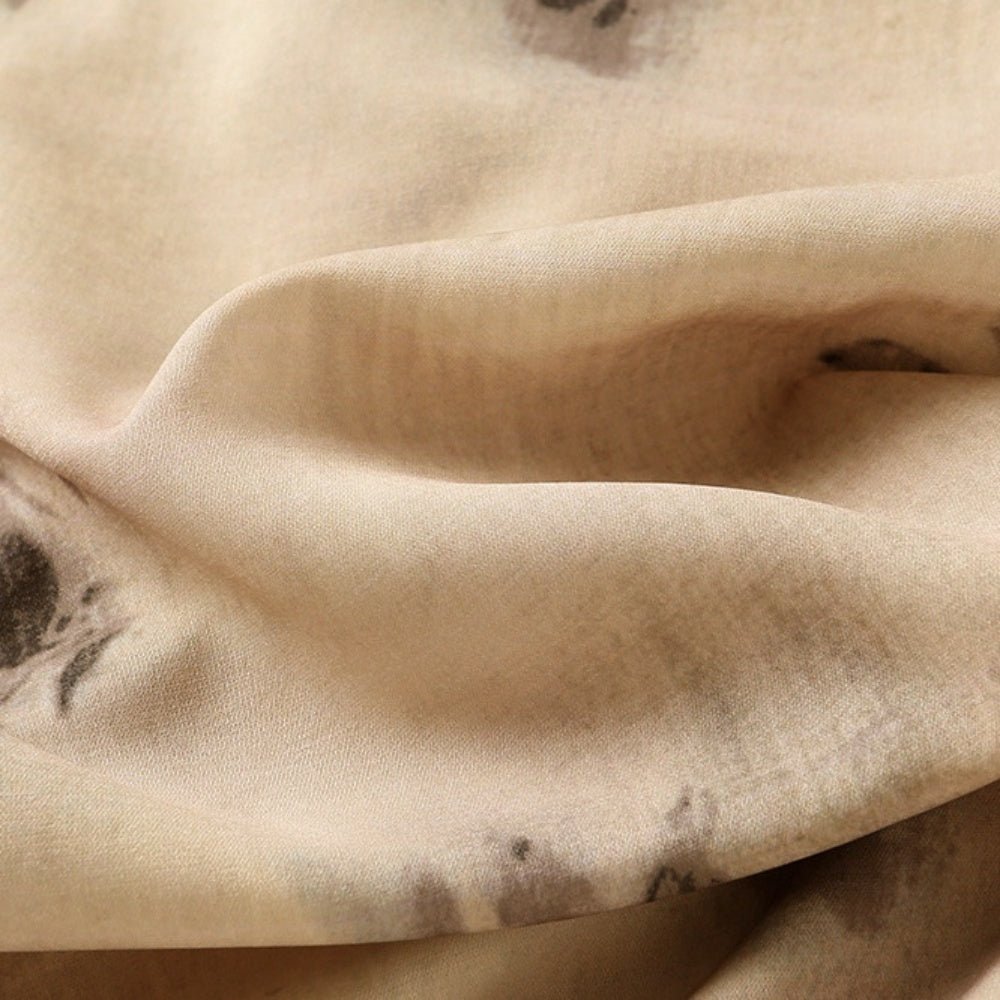 ウエストシャーリングリーフ柄パンツ｜オフィスカジュアル レディース 通販【ミレジェネ】