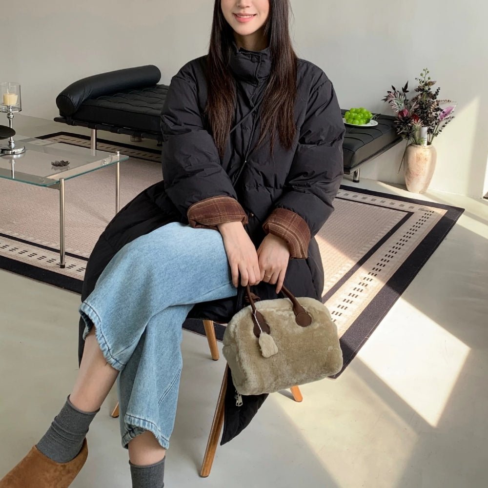 スタンド襟ダウンコート｜オフィスカジュアル レディース 通販【ミレジェネ】