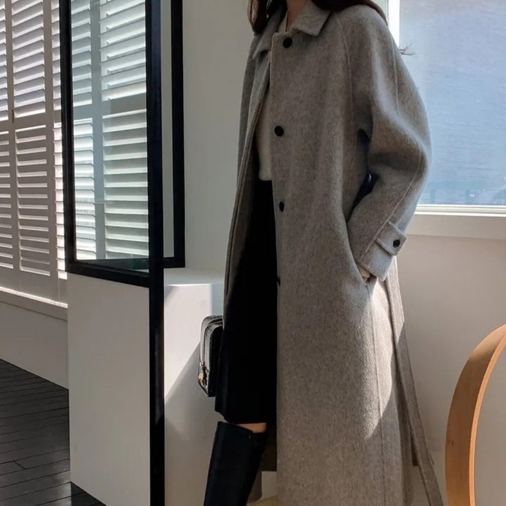 ステンカラーロングコート｜オフィスカジュアル レディース 通販【ミレジェネ】