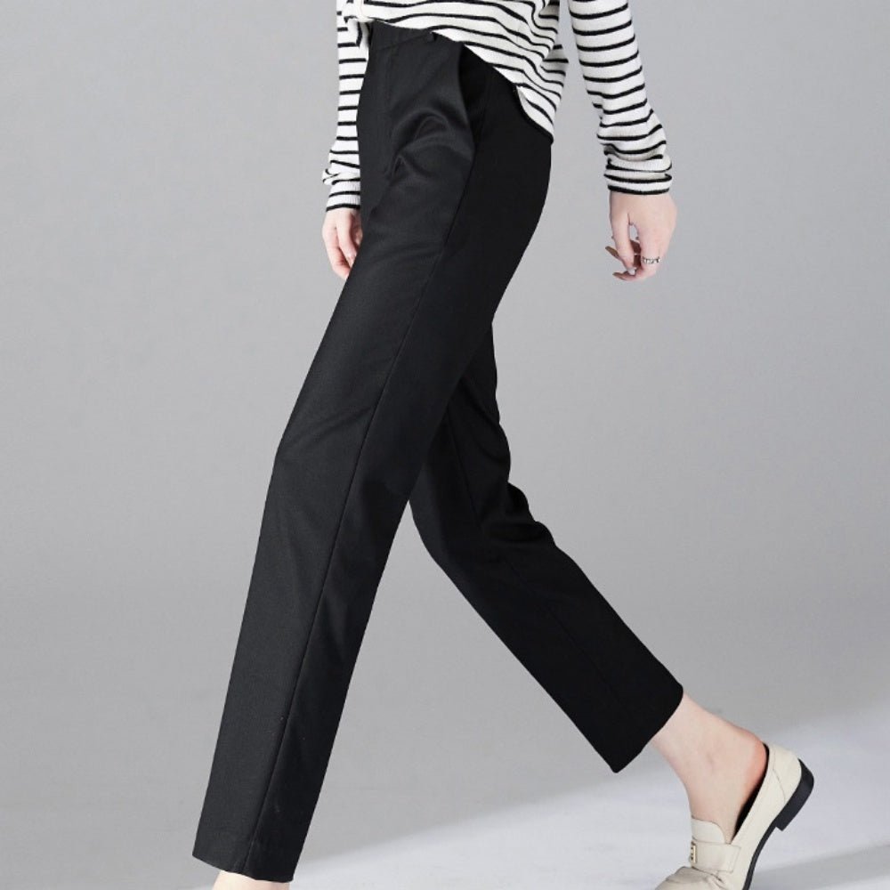 ハイウエストスリムクロップドパンツ｜オフィスカジュアル レディース 通販【ミレジェネ】