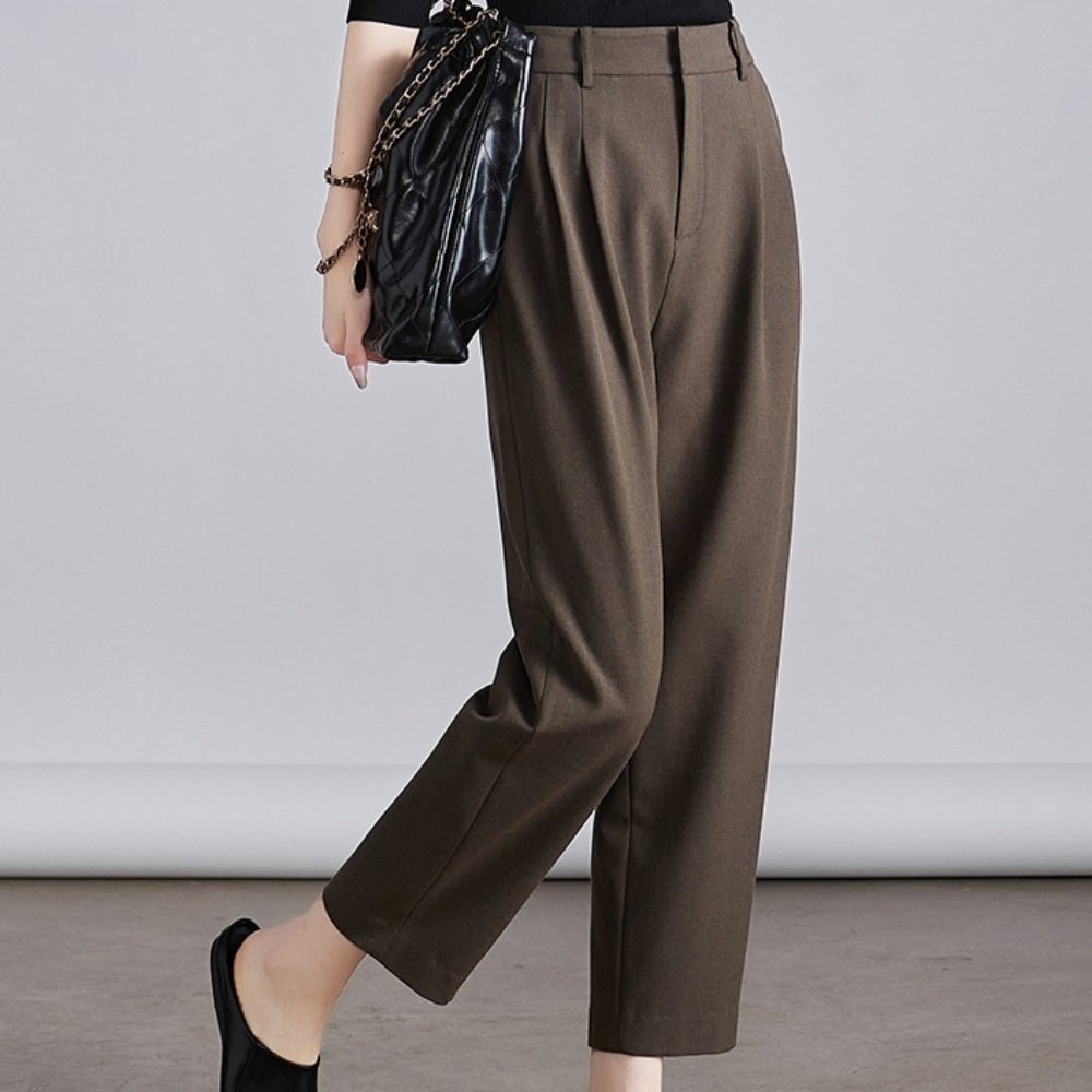 九分丈テーパードパンツ｜オフィスカジュアル レディース 通販【ミレジェネ】