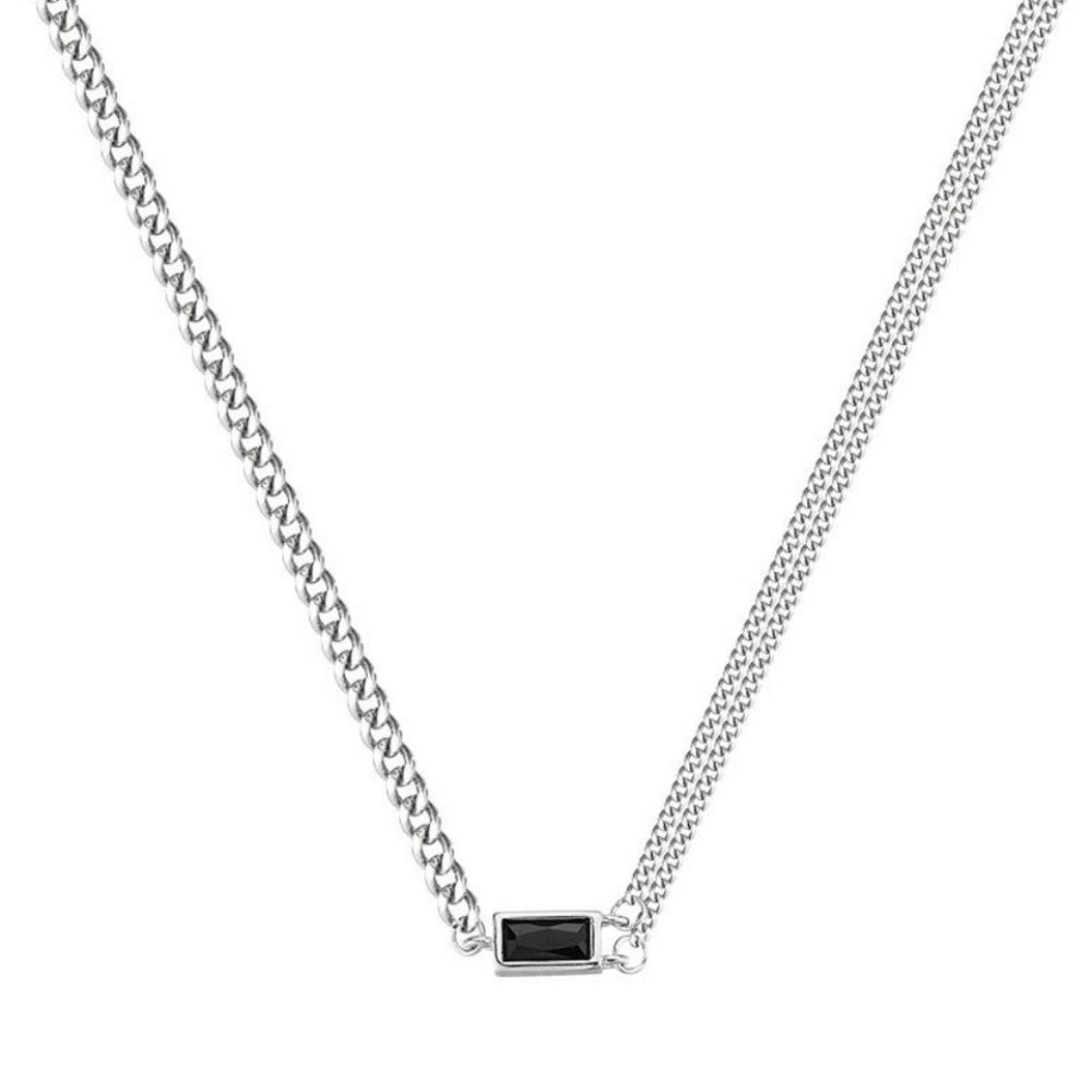 スクエアカットチェーンチョーカー｜オフィスカジュアル レディース 通販【ミレジェネ】