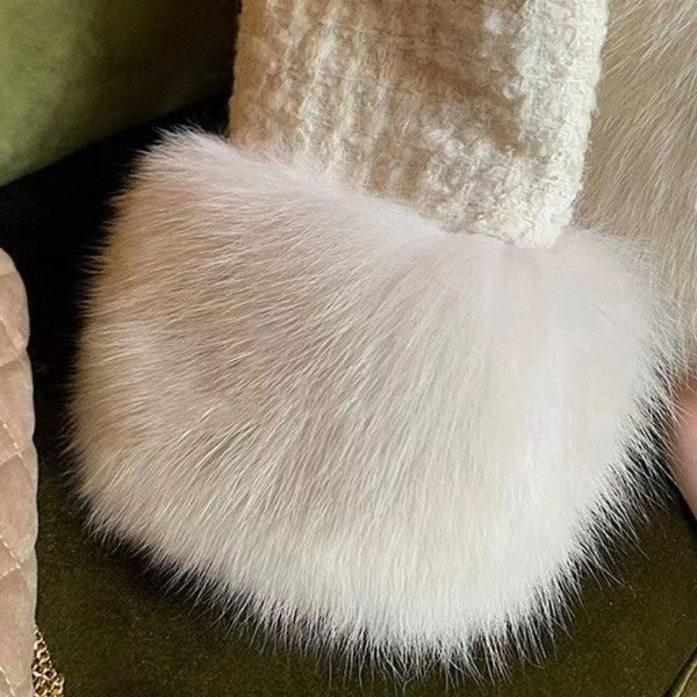 ファーボトムツイードアウター｜オフィスカジュアル レディース 通販【ミレジェネ】