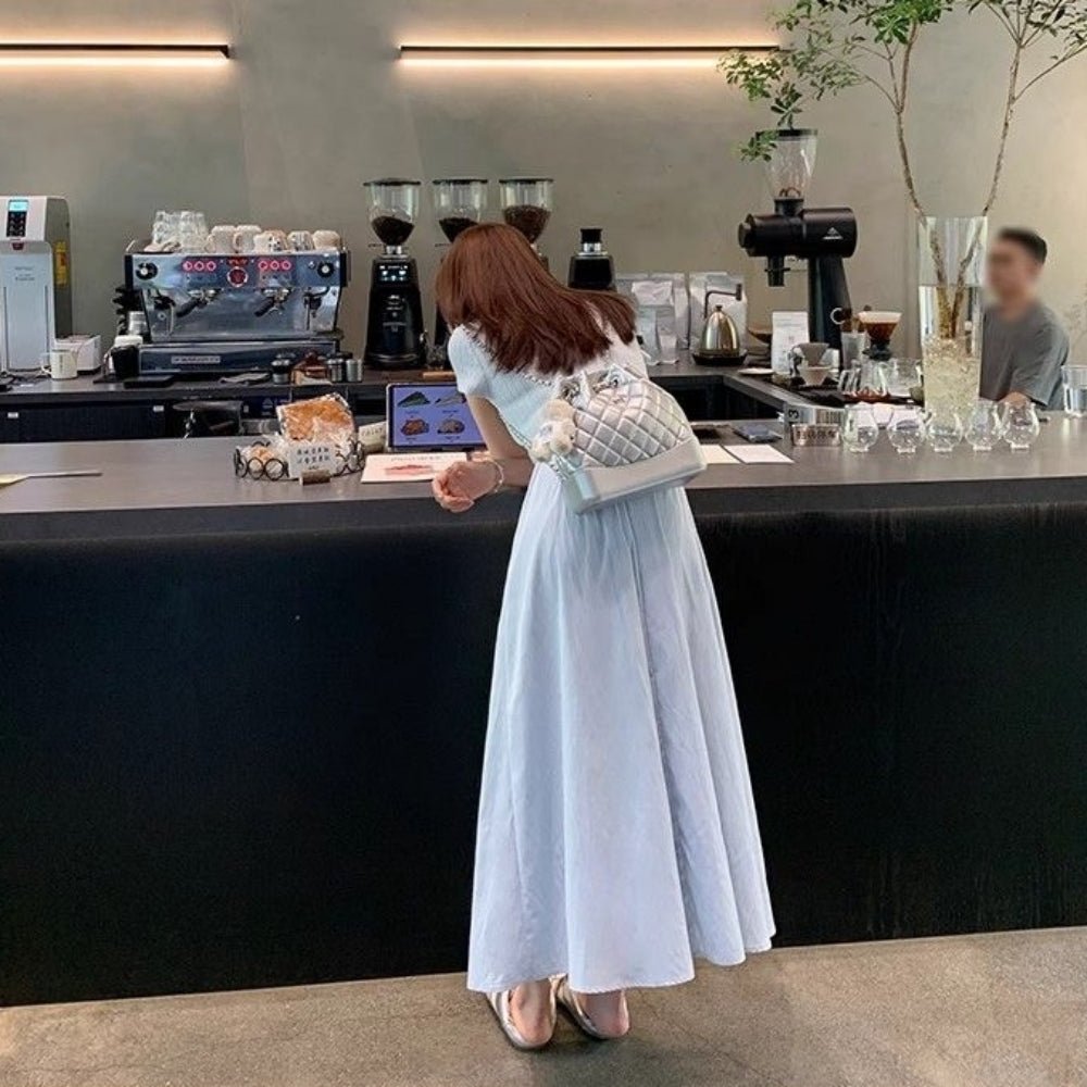 ポロドッキング半袖ワンピース｜オフィスカジュアル レディース 通販【ミレジェネ】