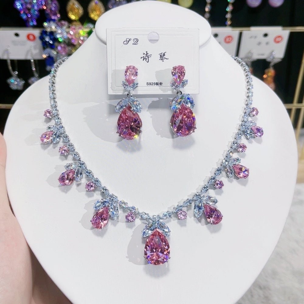 ドロップカラービジュージュエリーセット｜オフィスカジュアル レディース 通販【ミレジェネ】