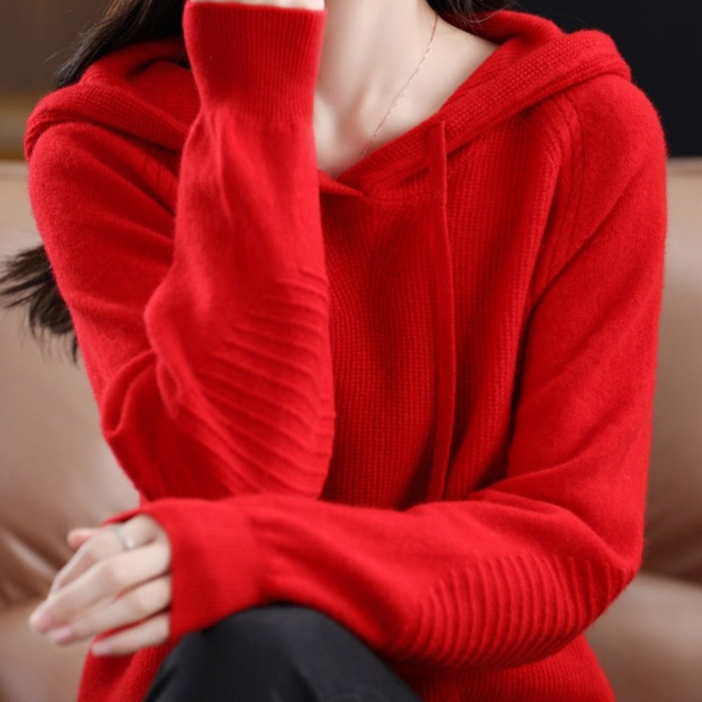 フード付きニット｜オフィスカジュアル レディース 通販【ミレジェネ】