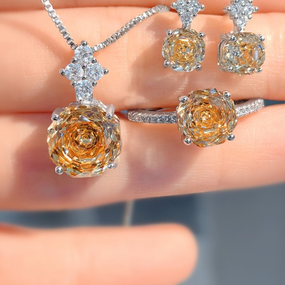 ローズモチーフカラービジュージュエリーセット｜オフィスカジュアル レディース 通販【ミレジェネ】