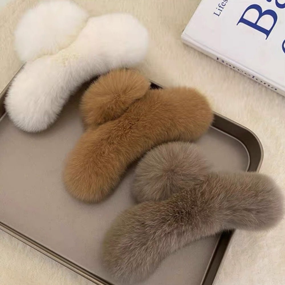 ファーヘアクリップ｜オフィスカジュアル レディース 通販【ミレジェネ】