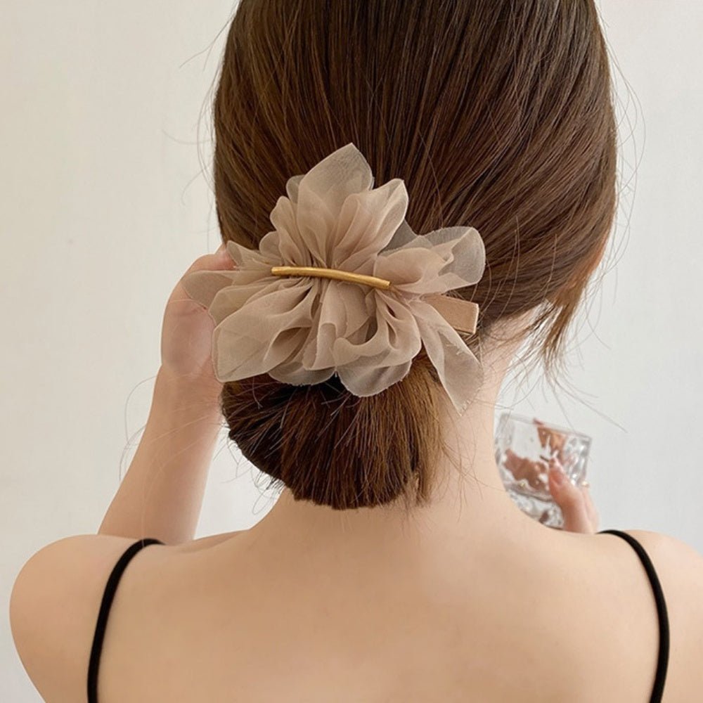 ボリュームシフォンバレッタ｜オフィスカジュアル レディース 通販【ミレジェネ】