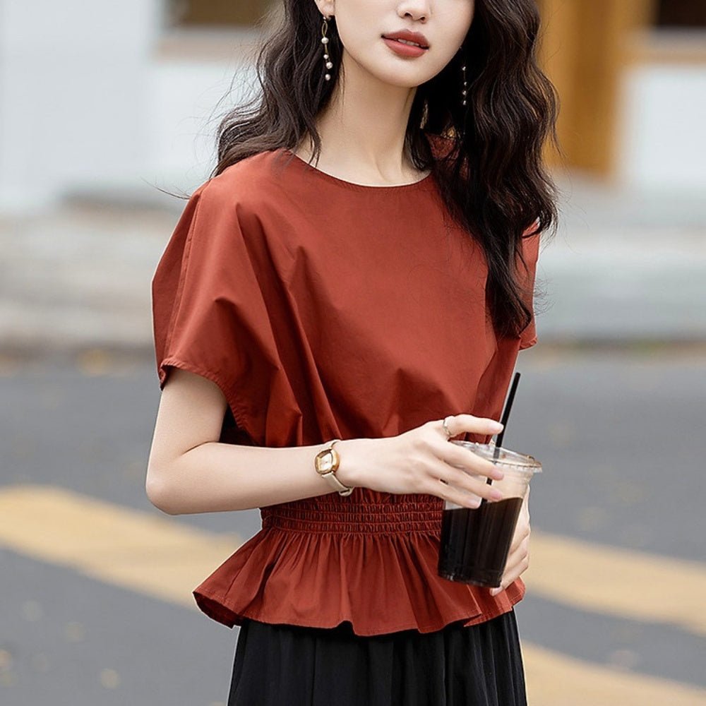 ウエストシャーリングトップス｜オフィスカジュアル レディース 通販【ミレジェネ】