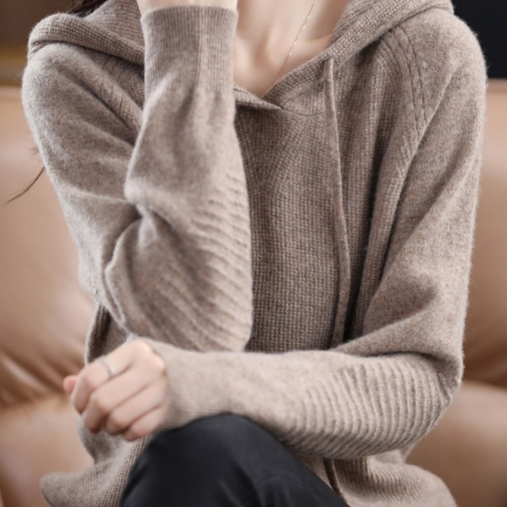 フード付きニット｜オフィスカジュアル レディース 通販【ミレジェネ】