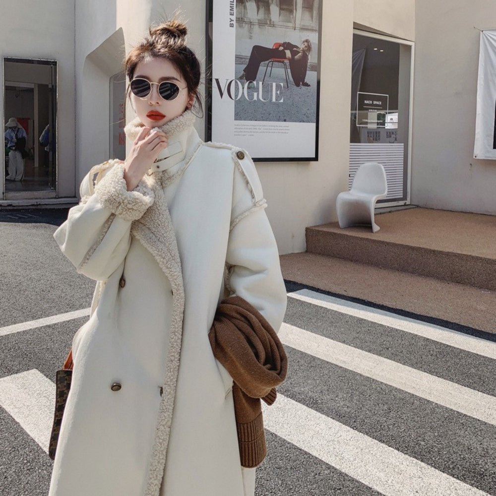 ムートンロングコート｜オフィスカジュアル レディース 通販【ミレジェネ】