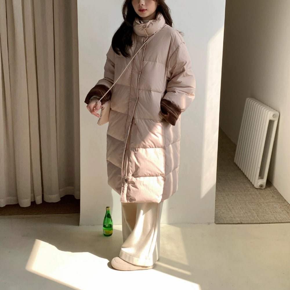 スタンド襟ダウンコート｜オフィスカジュアル レディース 通販【ミレジェネ】