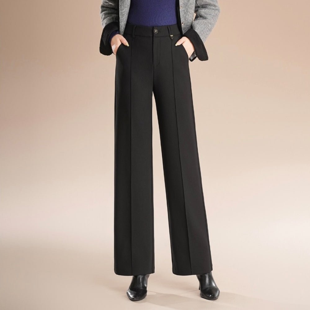 ハイウエストワイドストレートパンツ｜オフィスカジュアル レディース 通販【ミレジェネ】