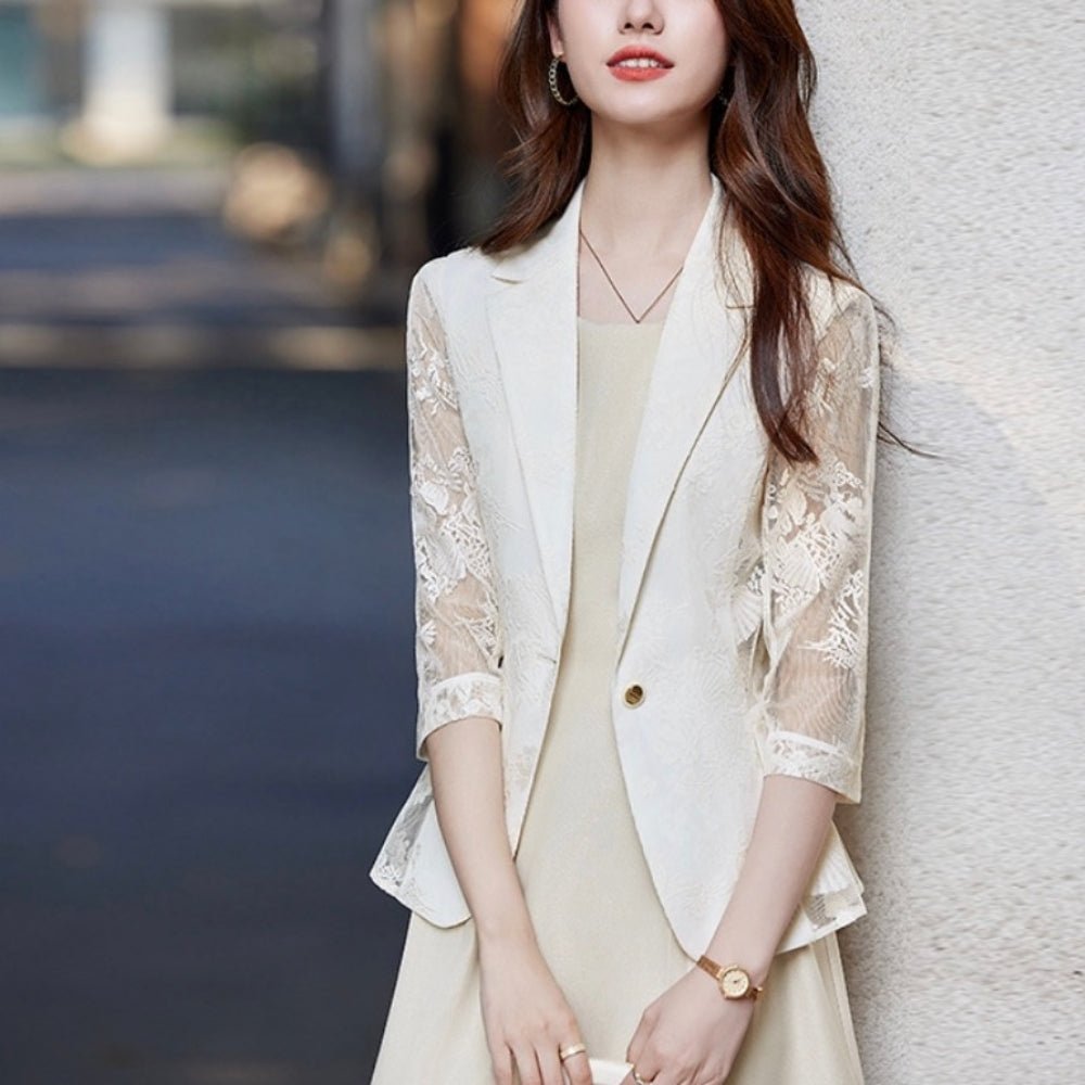 シアーレーステラージャケット｜オフィスカジュアル レディース 通販【ミレジェネ】