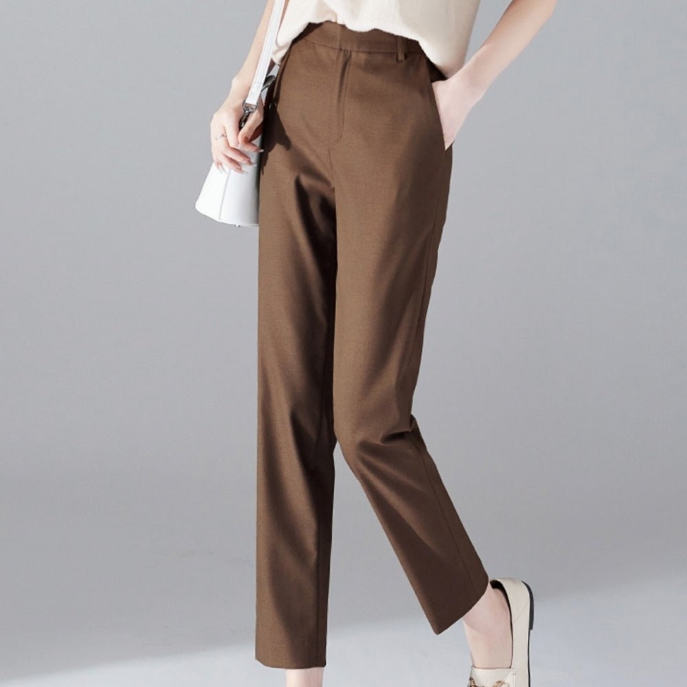 九分丈ストレートパンツ｜オフィスカジュアル レディース 通販【ミレジェネ】