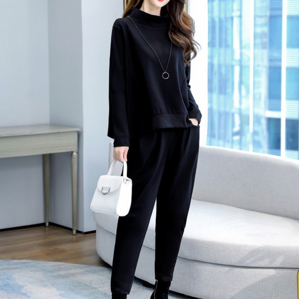 ハイネックパンツセットアップ｜オフィスカジュアル レディース 通販