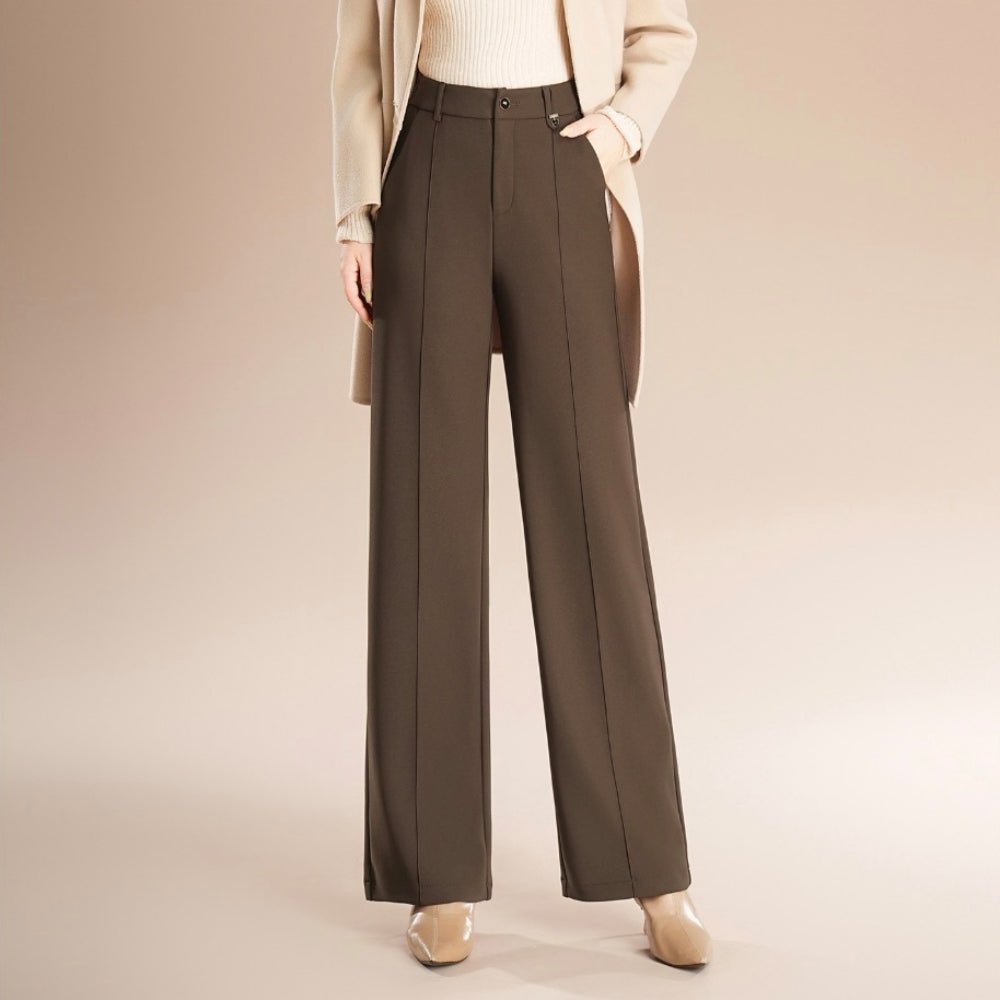 ハイウエストワイドストレートパンツ｜オフィスカジュアル レディース 通販【ミレジェネ】
