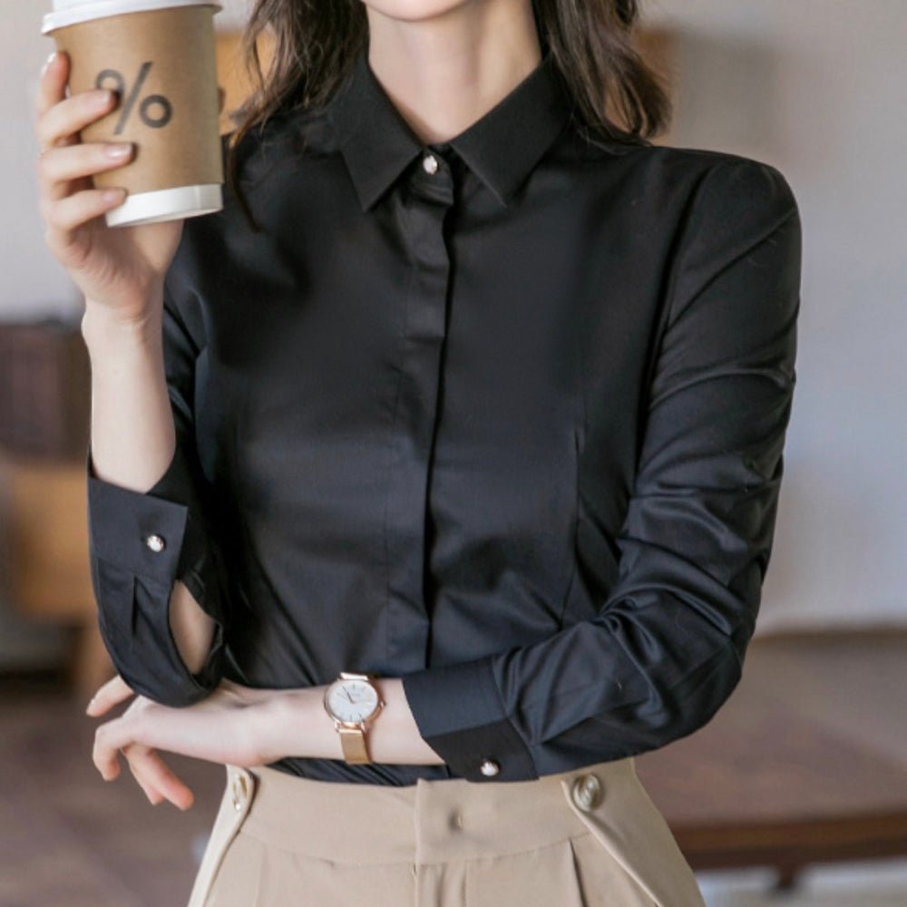 吸水速乾ストレッチシャツ｜オフィスカジュアル レディース 通販【ミレジェネ】