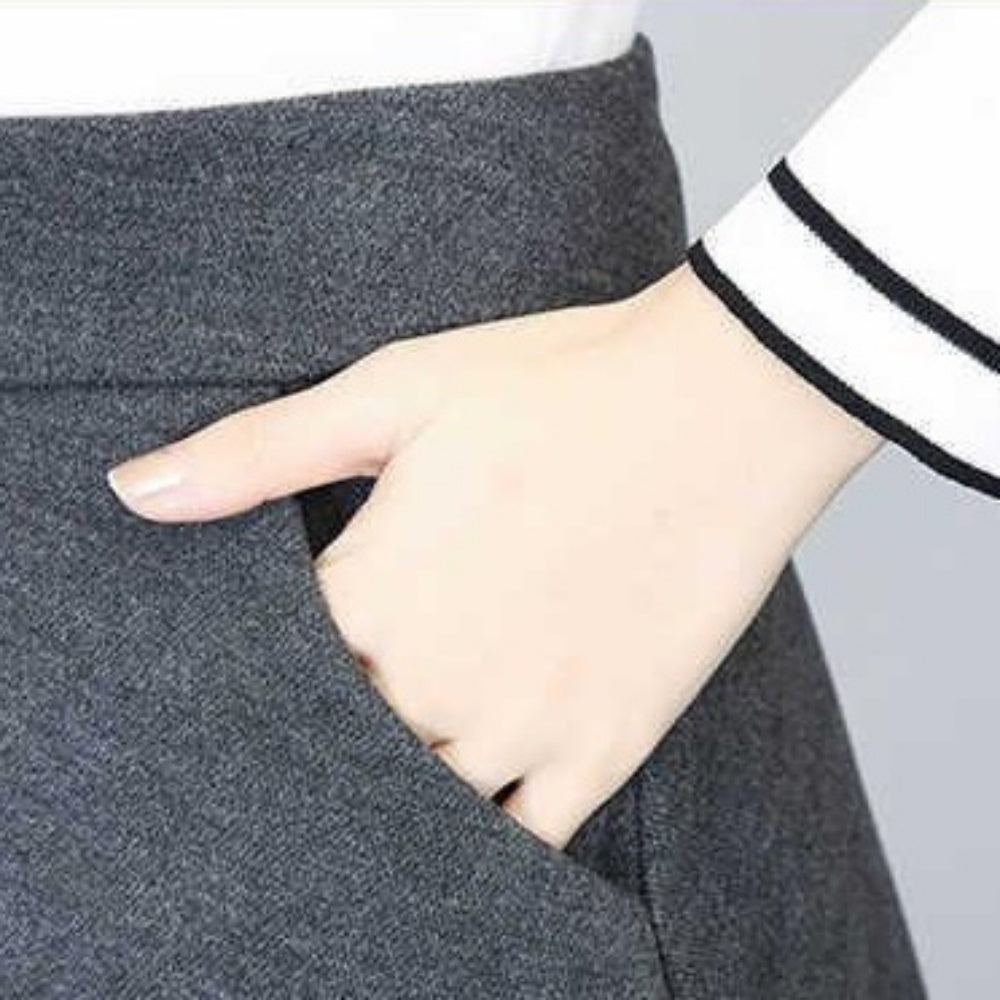 ハイウエストフレアロングスカート｜オフィスカジュアル レディース 通販【ミレジェネ】