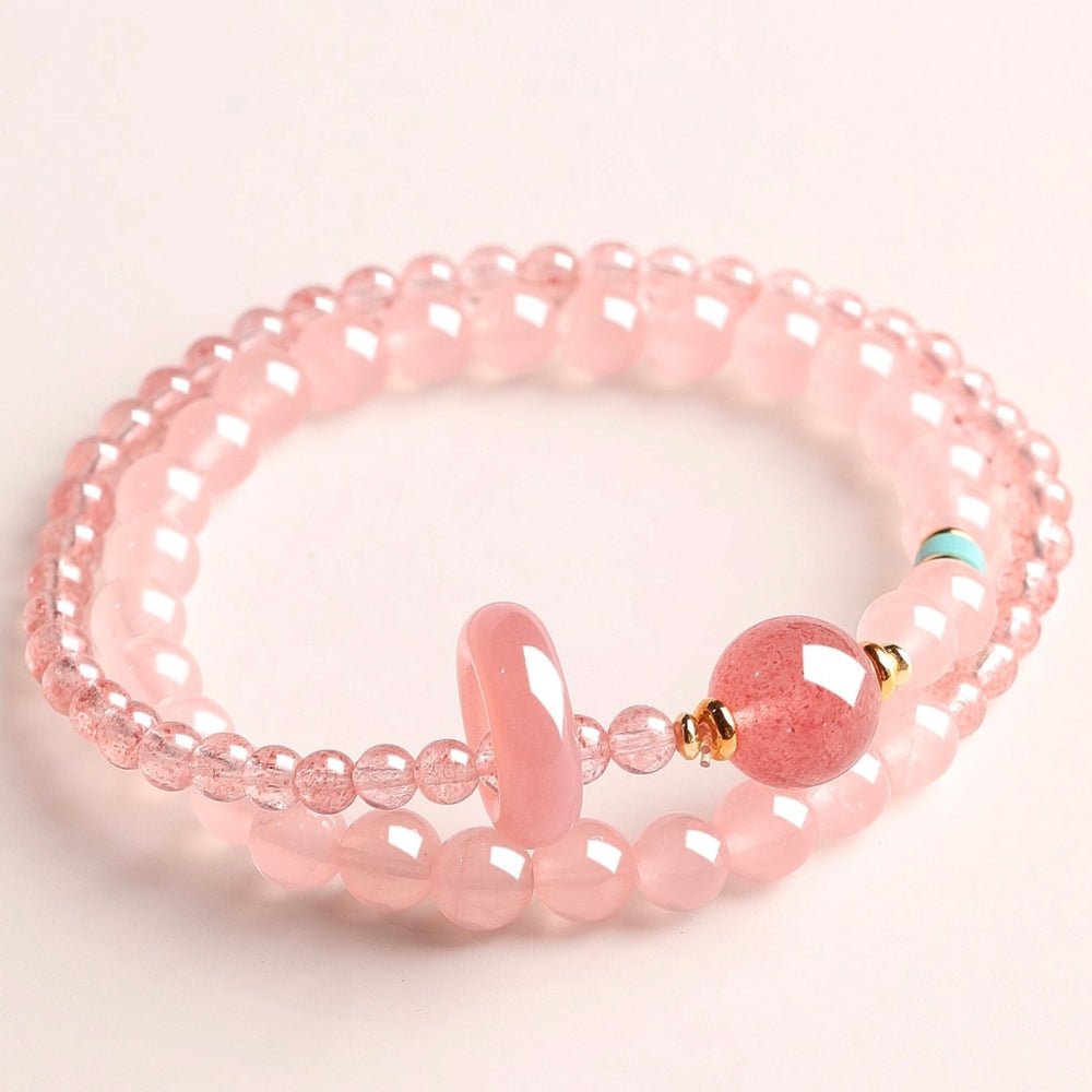 ストロベリーストーンブレスレット｜オフィスカジュアル レディース 通販【ミレジェネ】