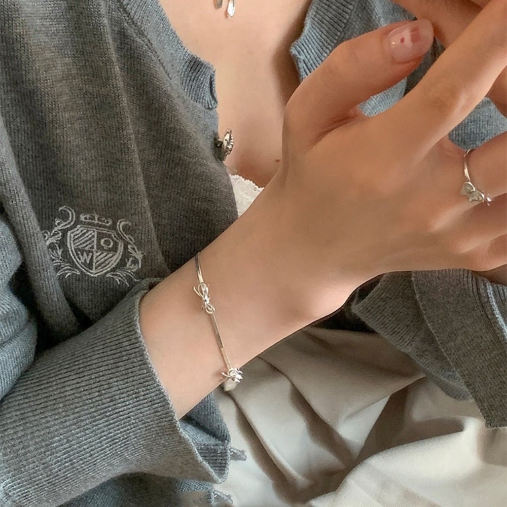 リボンモチーフブレスレット｜オフィスカジュアル レディース 通販【ミレジェネ】