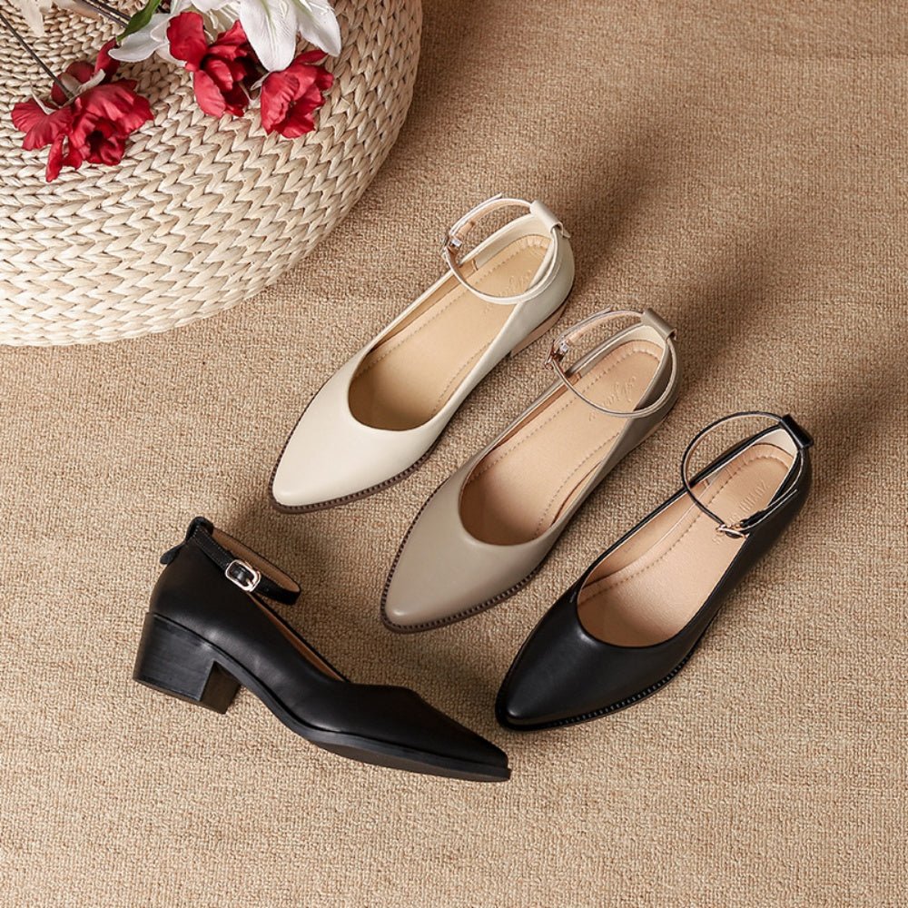 ストラップ付パンプス｜オフィスカジュアル レディース 通販【ミレジェネ】