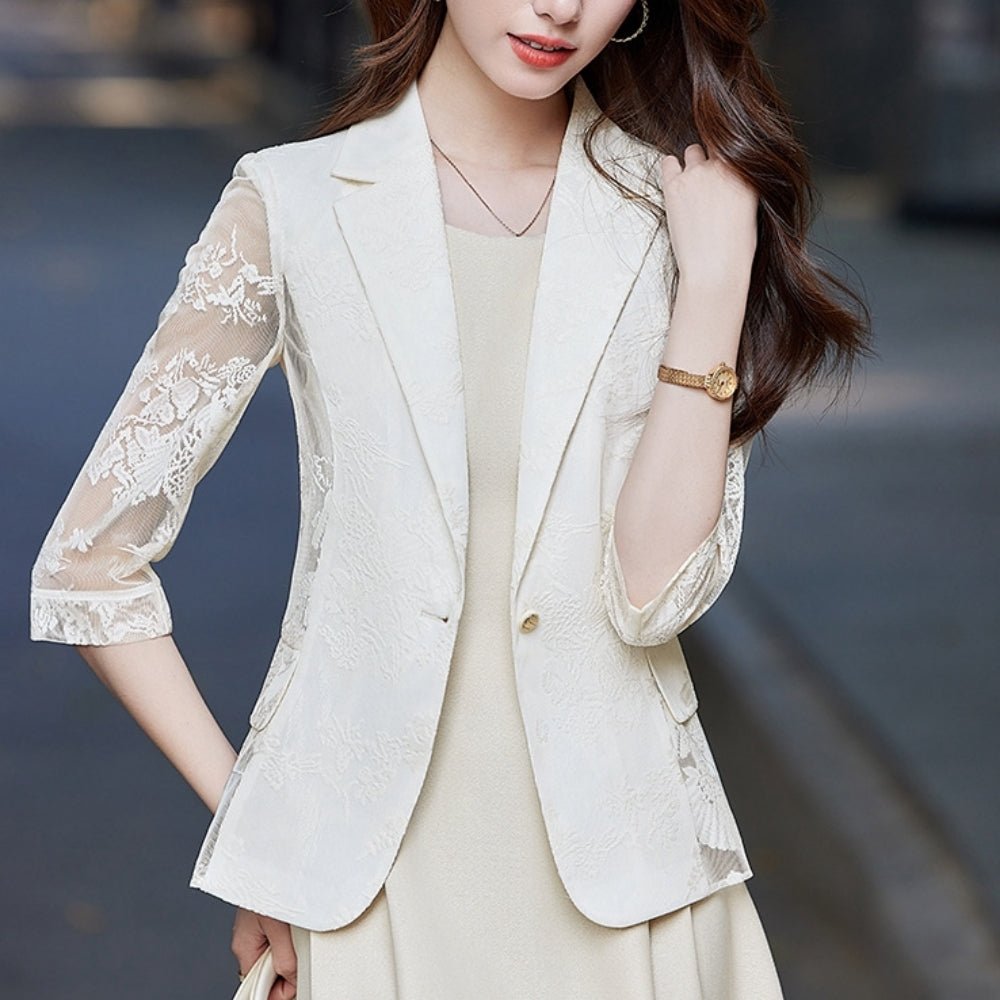 シアーレーステラージャケット｜オフィスカジュアル レディース 通販【ミレジェネ】