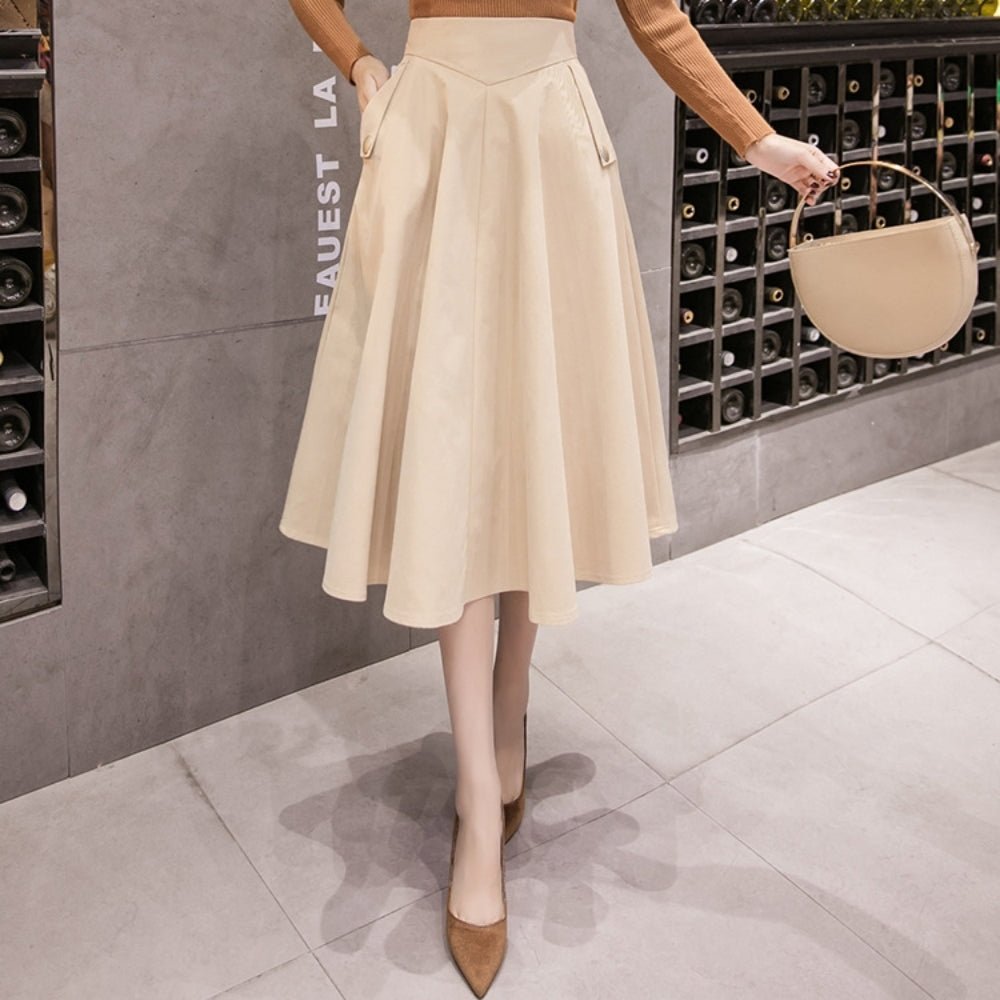 ボールガウンミドル丈スカート｜オフィスカジュアル レディース 通販【ミレジェネ】