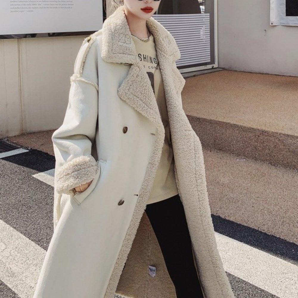 ムートンロングコート｜オフィスカジュアル レディース 通販【ミレジェネ】