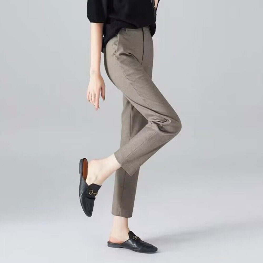 九分丈ストレートパンツ｜オフィスカジュアル レディース 通販【ミレジェネ】