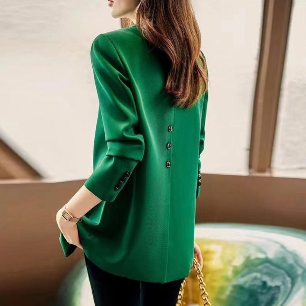 後ろスリットテーラードジャケット｜オフィスカジュアル レディース 通販【ミレジェネ】