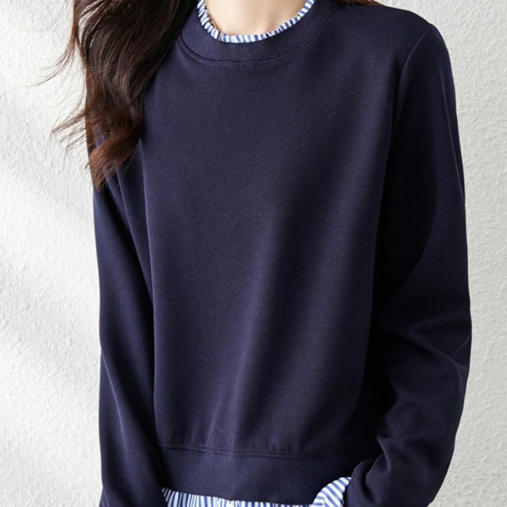 nagonstansストライプ レイヤードデザイン トップス nagonstansストライプ レイヤードデザイン トップス nagonstans