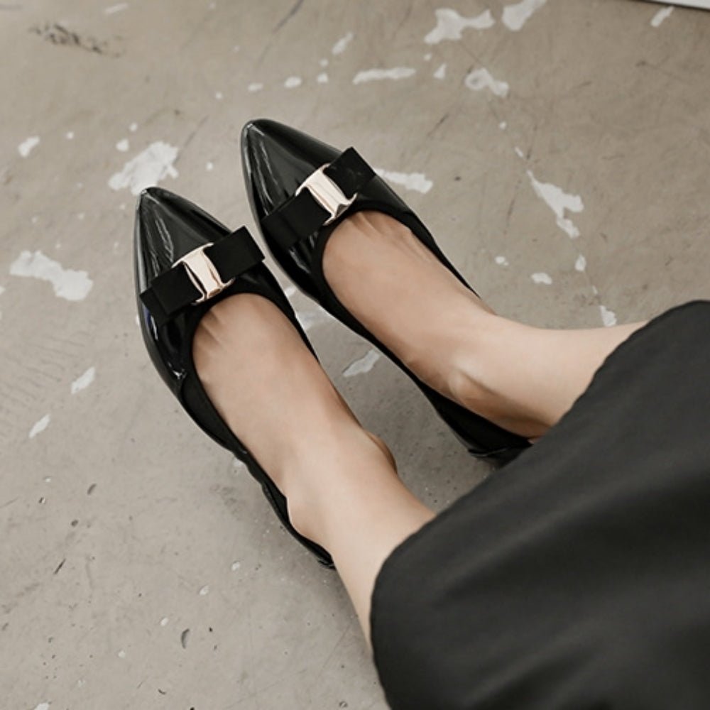 サイドメッシュフラットパンプス｜オフィスカジュアル レディース 通販【ミレジェネ】